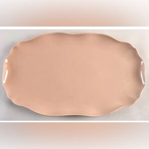 Hearth & Hand by Magnolia Target Blush Scalloped Edge Serving Platter
